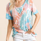 Bibi - Mint Tie Dye Top