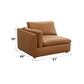 Brighton Top Grain Leather Modular Sectional - Light Brown