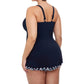Profile By Gottex - Plus Size V-Neck Swimdress