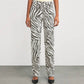 Good American - Zebra Good Icon Straight Leg Jeans