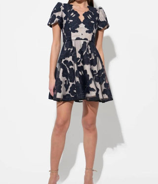 Adelyn Rae - Agnes Puff Sleeve Mini Dress