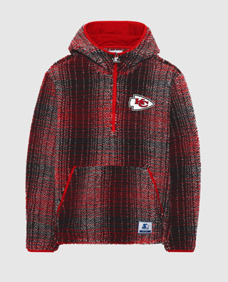 Starter - Men's Kansas City Chiefs Gus Sherpa Hooded Jacket