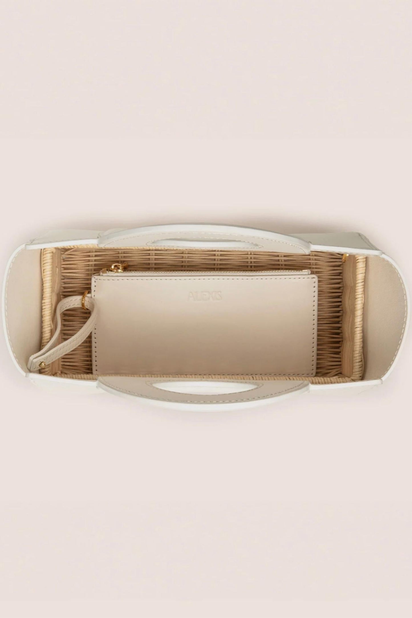 Alexis - Women's Petite Rattan Bag