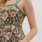 Entro - Floral Print Midi Dress