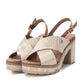 Xti - WOMEN'S HEELED PLATFORM SANDALS
