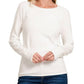 Zenana - Round Neck Basic Sweater