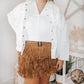 Andree By Unit - Feeling This Fringe Jacket - Plus