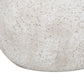 Modern Cream Concrete Table Lamp with Ivory Shade