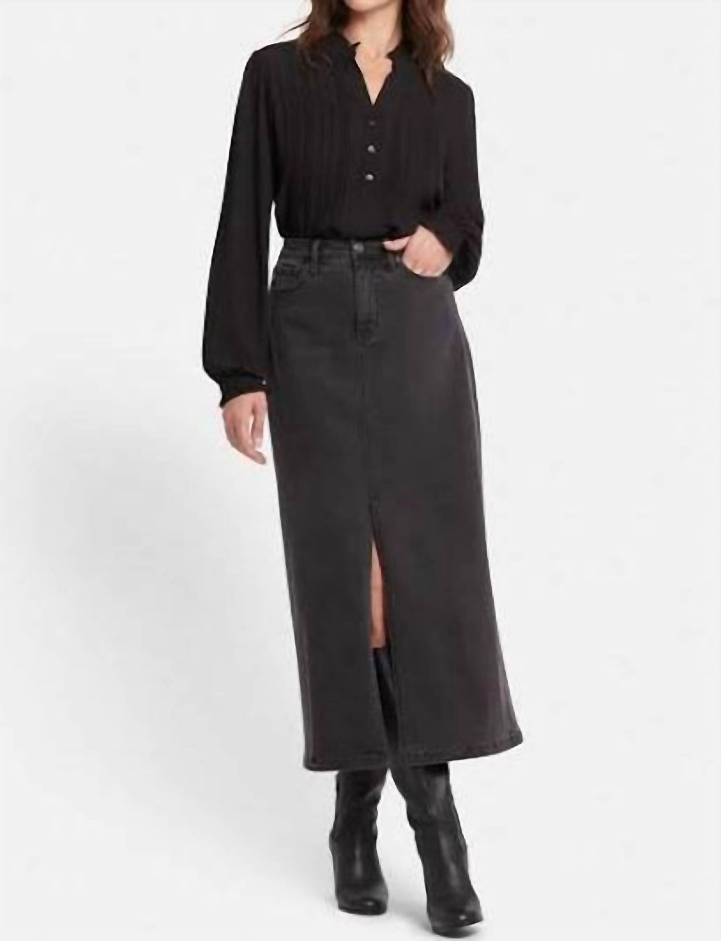 Nydj - Long Skirt With Slit