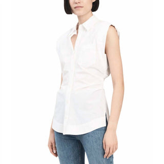 Derek Lam 10 Crosby - Ivy Ruched Button Down