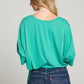 Chaser - Gianna 3/4 Sleeve V-neck Tee