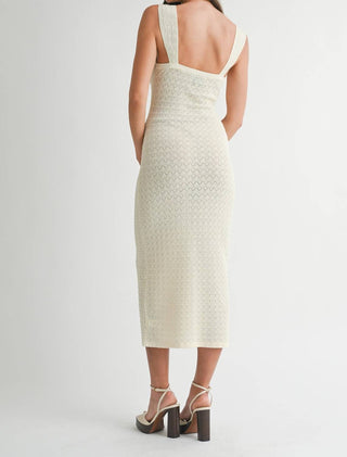 Mable - Pointelle Midi Dress