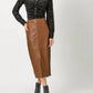 Mystree - Faux Leather Pencil Skirt