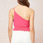 Entro - One Shoulder Crop Top