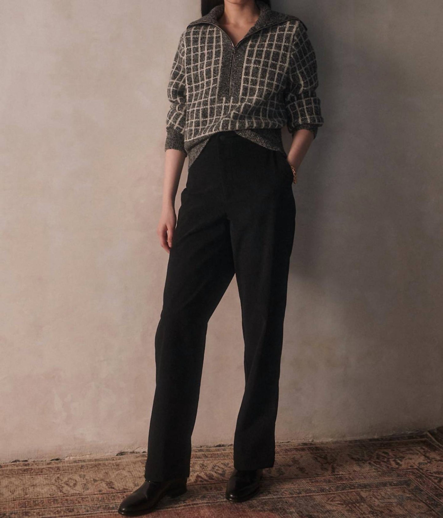 Varley - Furley Half Zip Knit Sweater