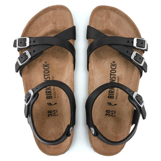 Birkenstock - Sandália feminina Kumba Oiled Leather - MÉDIA/LARGA
