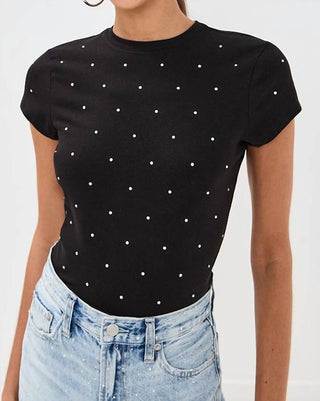 Good American - Camiseta Crystal Baby