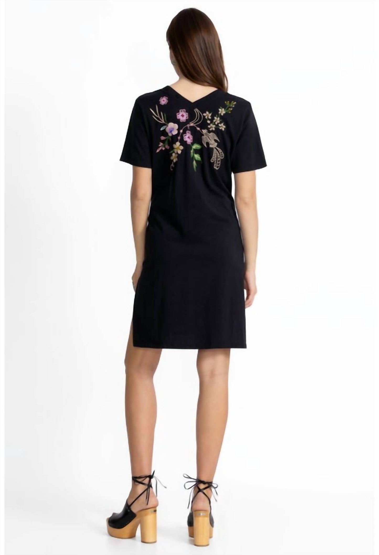 Johnny Was - BUTTON NECK KNIT DRESS MAUREEN