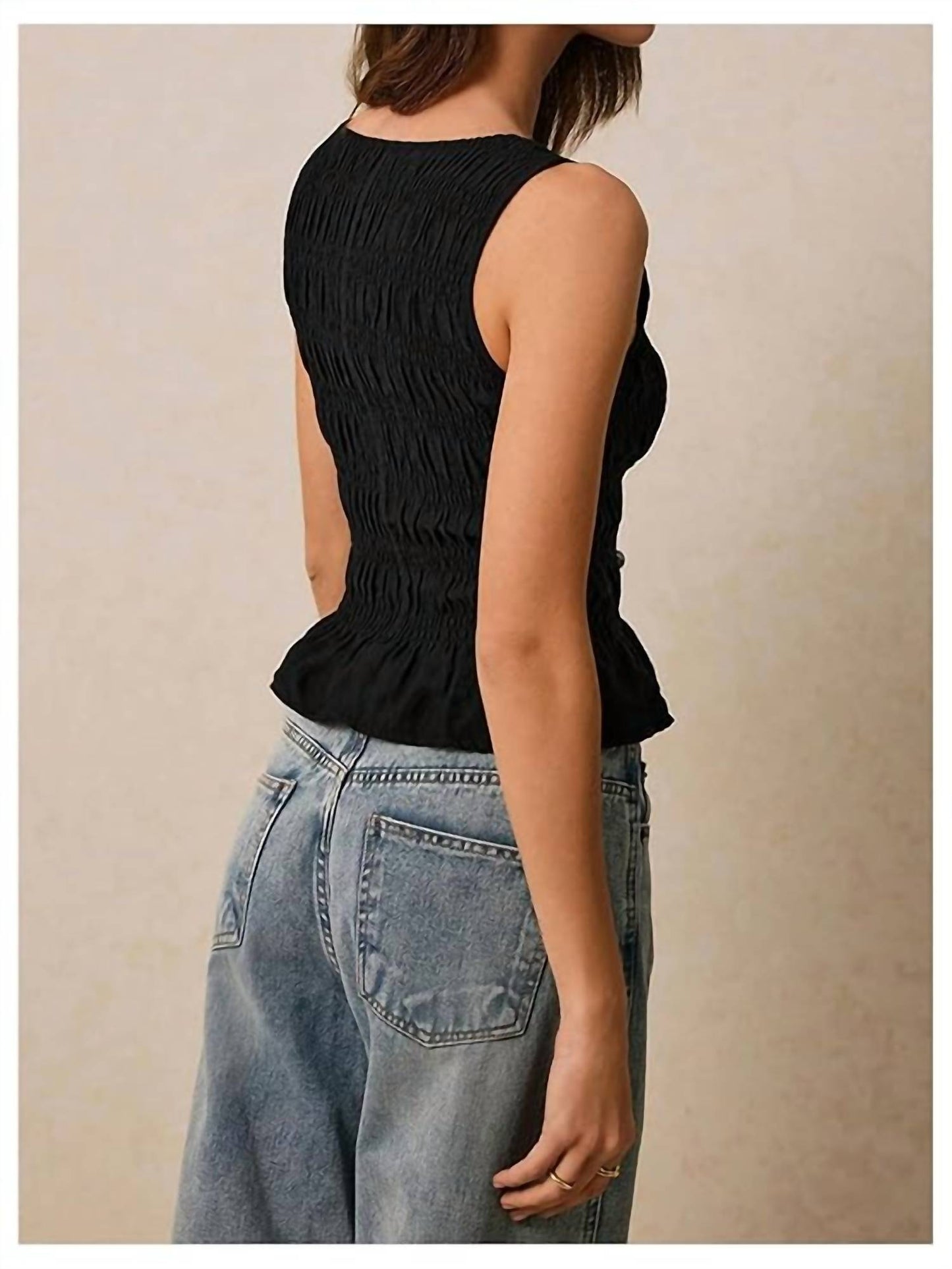 Pistola - Phoebe Smocked Tank Top