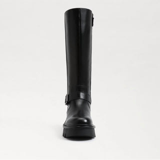 Sam Edelman - Botas femininas de cano alto com fivela Carter e detalhes largos