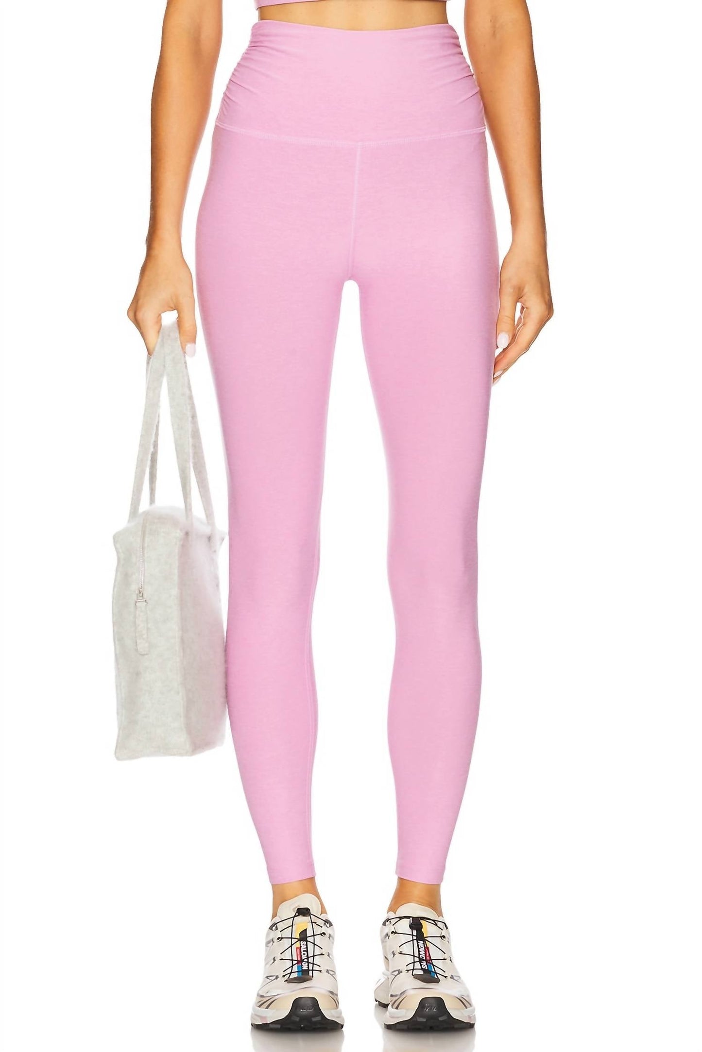 Beyond Yoga - Caught Spacedye Raise The Barre Shirred Leggings