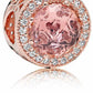 Pandora - Women's Rose Radiant Hearts Charm