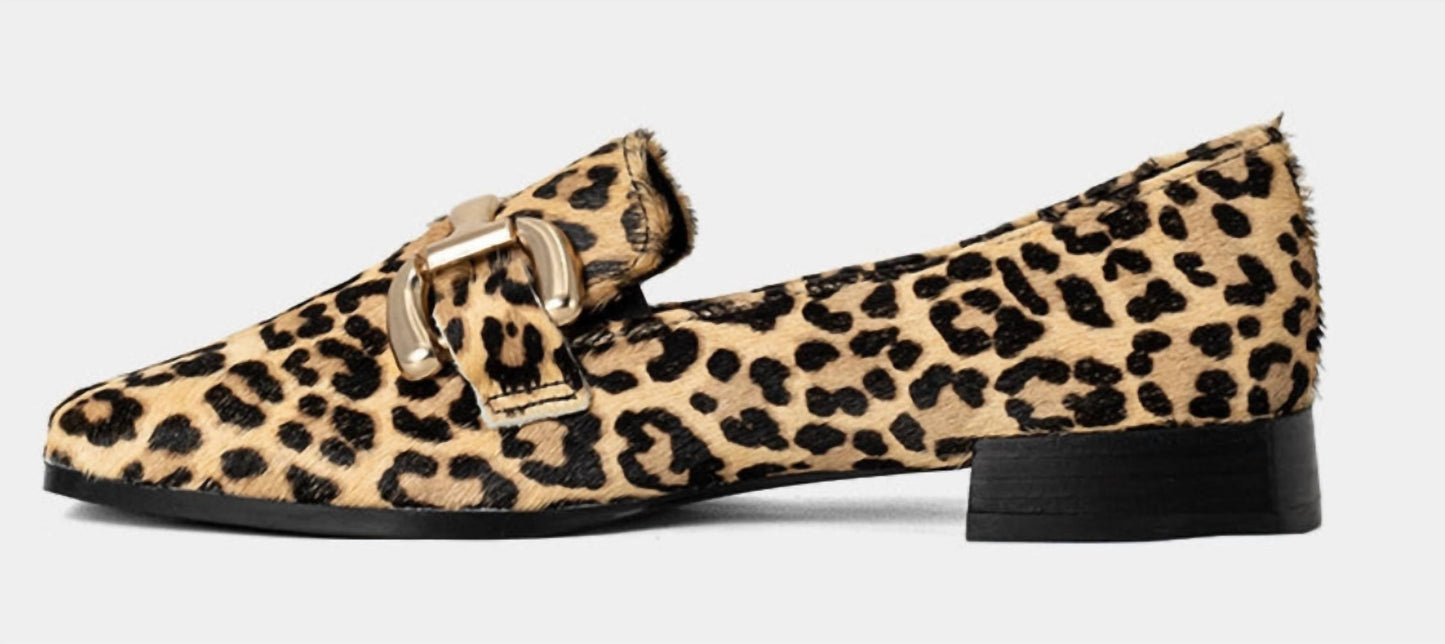 Shu Shop - Women's Therese Leopard Hair Loafers