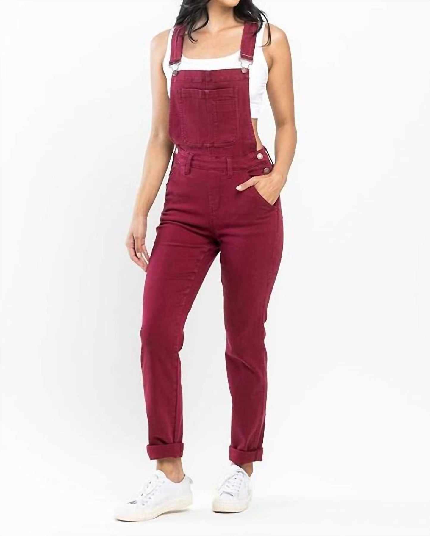 judy-blue-garment-dyed-high-rise-double-cuffed-overalls-plus