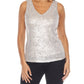 Joseph Ribkoff - Sequined V-neck Tank