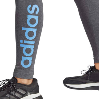 Adidas - Leggings atléticas justas de cintura alta e comprimento total