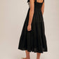 Hem & Thread - Crochet Front Shoulder Tie Dress