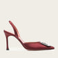 Amina Muaddi - Women's Camelia Sling Heels