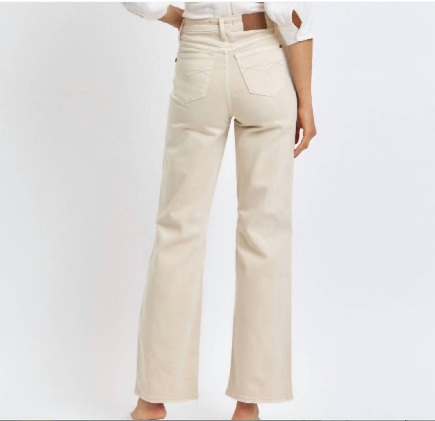 Judy Blue - High Waist Garment Dyed Destroyed Jeans