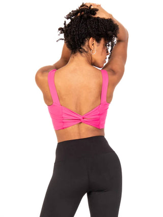 Body Wrappers - Recycled Polyester Twist Back Sports Bra