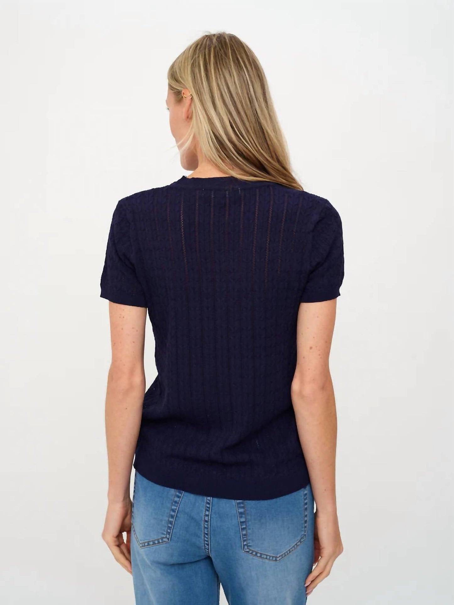Six/Fifty - Natasha Cable Knit Top