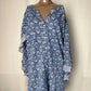 Chakeris - Women's Ellie Short Ruffle Floral Mini Cotton Tunic Dress