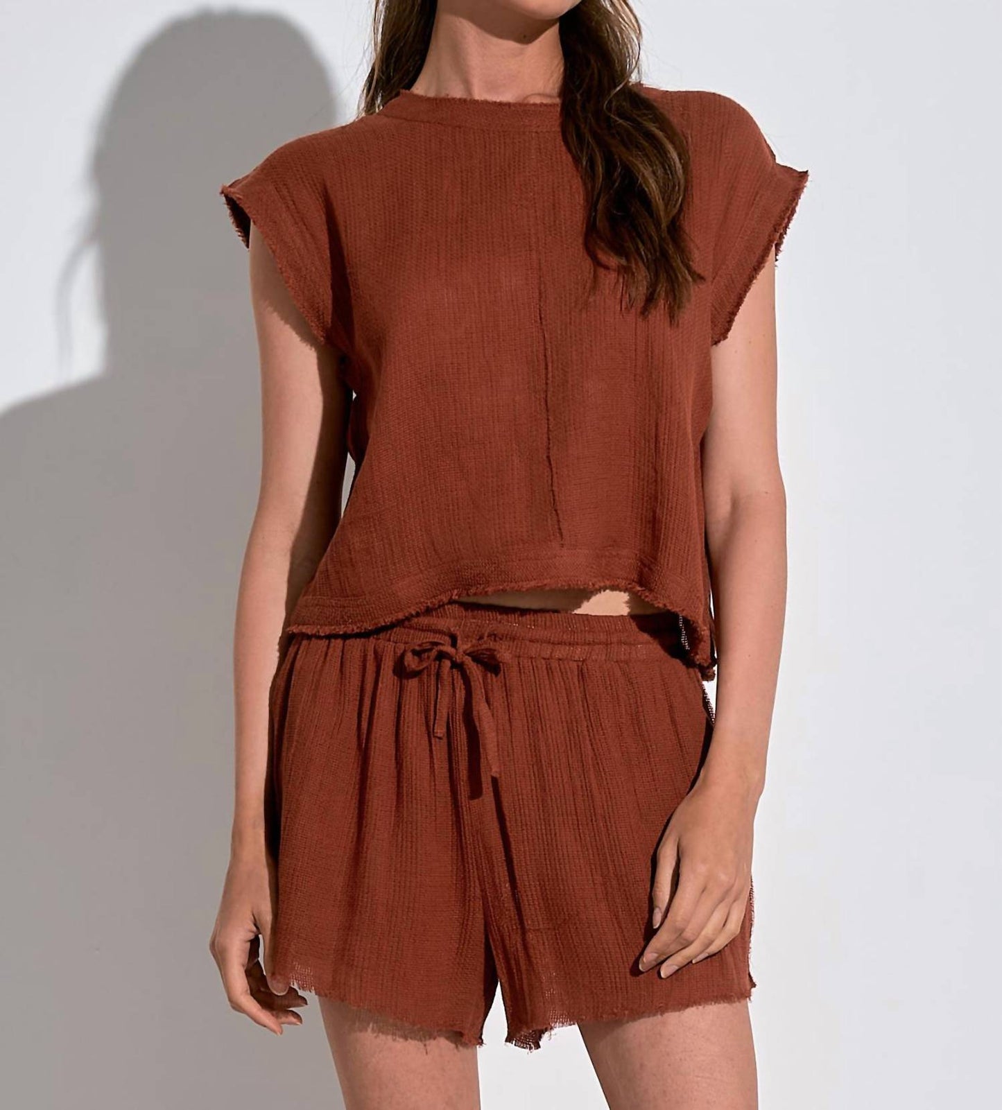 Elan - Ashley Short Sleeve Top