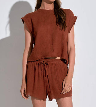 Blusa de manga curta Elan - Ashley