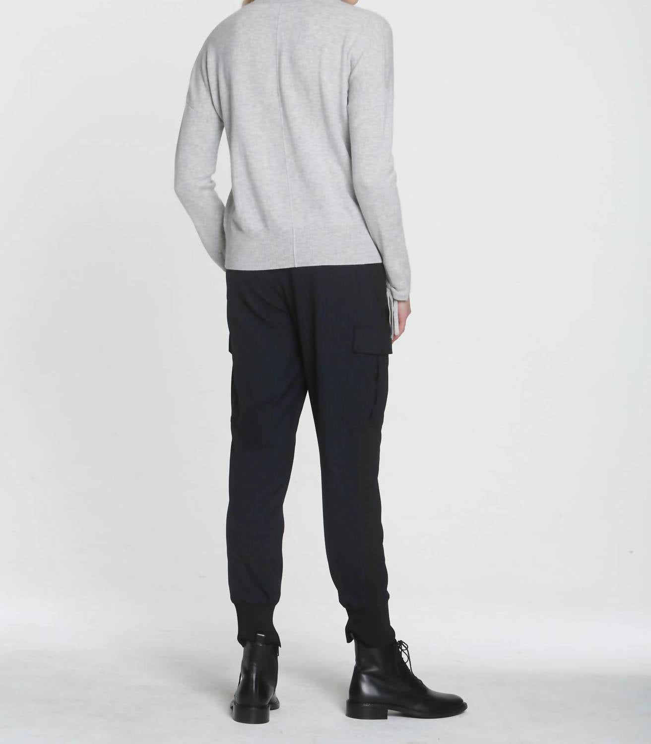 Label+Thread - LUXE TIE CUFF VEE SWEATER