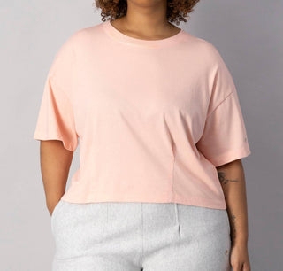 Champion - Women French Terry Tailored Crewneck Tee