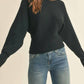 &Merci - Ribbed Dolman Sleeve Sweater