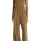 ATM Anthony Thomas Melillo Slub Cotton Jersey Wide Leg Jumpsuit in Seaweed, Size Large
