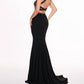 Rachel Allan - Beaded Jersey Evening Gown