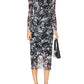 Steve Madden - Maureen Printed Long Sleeve Midi Dress