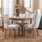 Nikki Collection Modern Velvet Upholstered Dining Chair Set