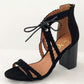 Ccocci - Women's Pretty Braided Heeled Sandal
