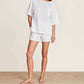 Barefoot Dreams - Sun Soaked Crinkle Cotton Tee & Short Set
