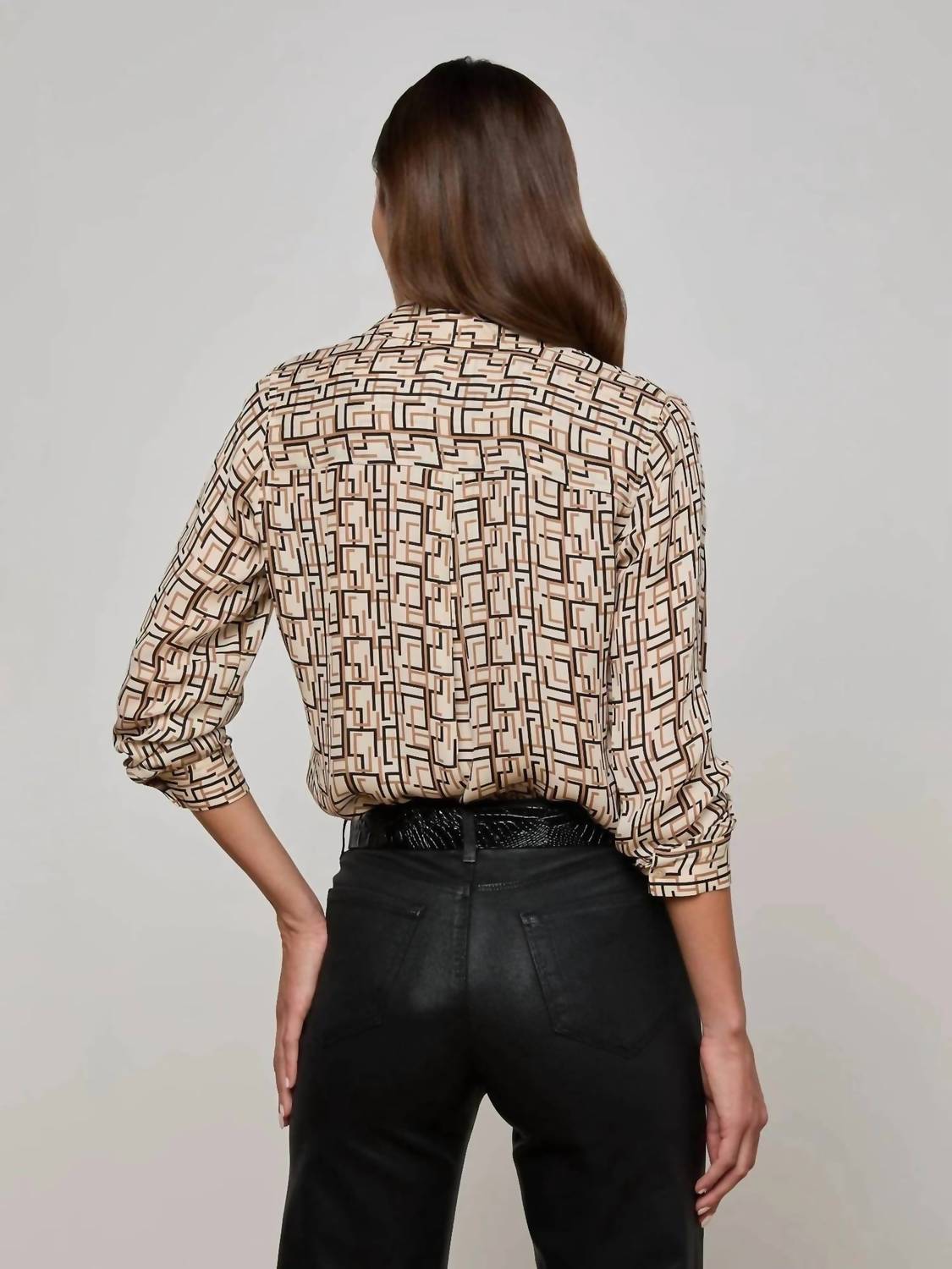L'Agence - Nina Silk Blouse