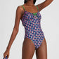 Kate Spade - Cinch Front Underwire One Piece Swimsuit