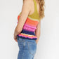 Entro - Vale Colorful Crochet Knit Tank